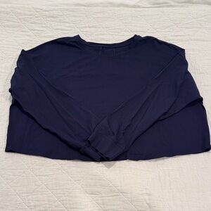Lululemon Cropped Long Sleeve Shirt
